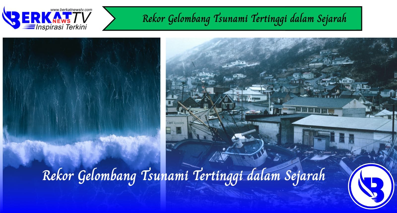 Rekor Gelombang Tsunami Tertinggi dalam Sejarah