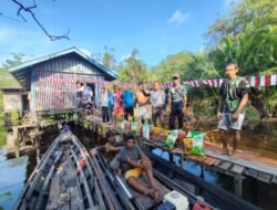 FRKP dan Vespa Lovers Baksos di Desa Retok Terdampak PETI Mandor