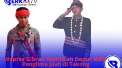 Wapres Gibran Resmikan Dapur MBG Panglima Jilah di Takong