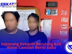 Sepasang Kekasih Berulang Kali Kirim Camilan Berisi Sabu