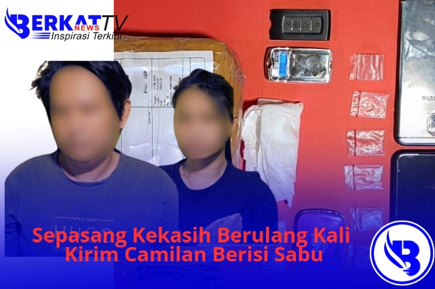 Sepasang Kekasih Berulang Kali Kirim Camilan Berisi Sabu