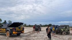 Polisi Patroli di Kawasan Eks PETI