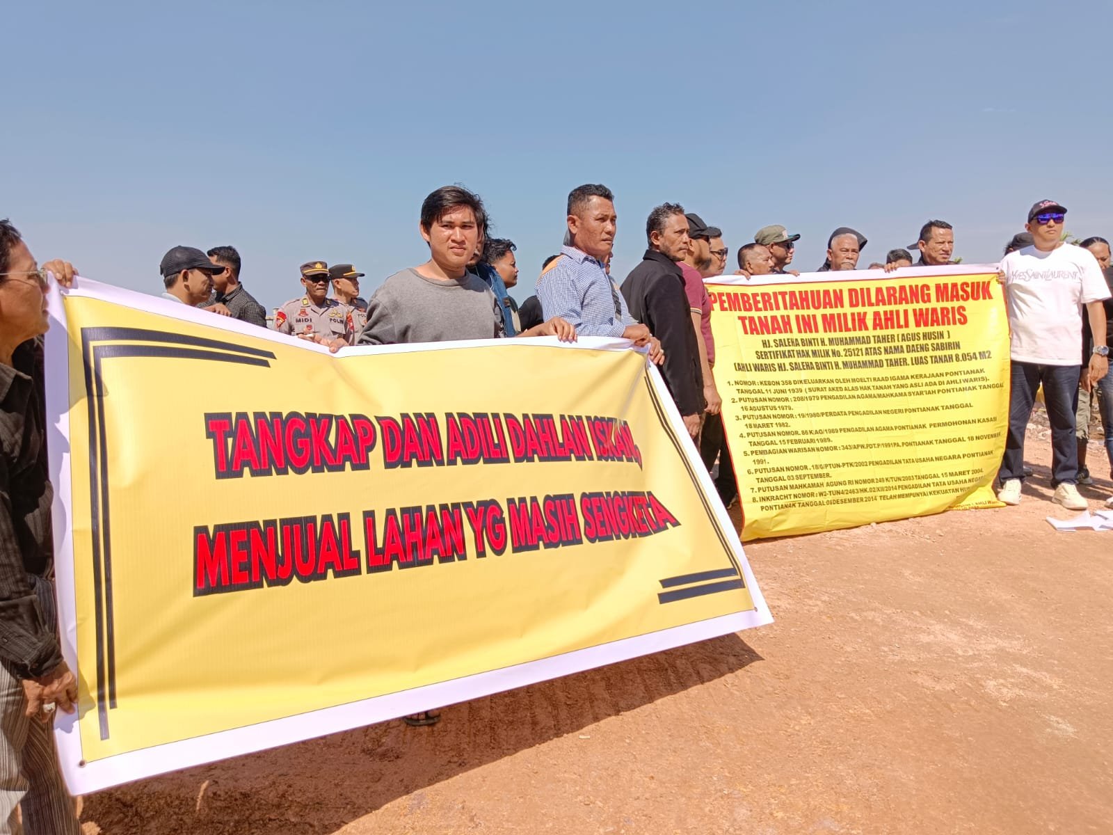 Ahli Waris Demo Tanah Diklaim Dahlan Iskan