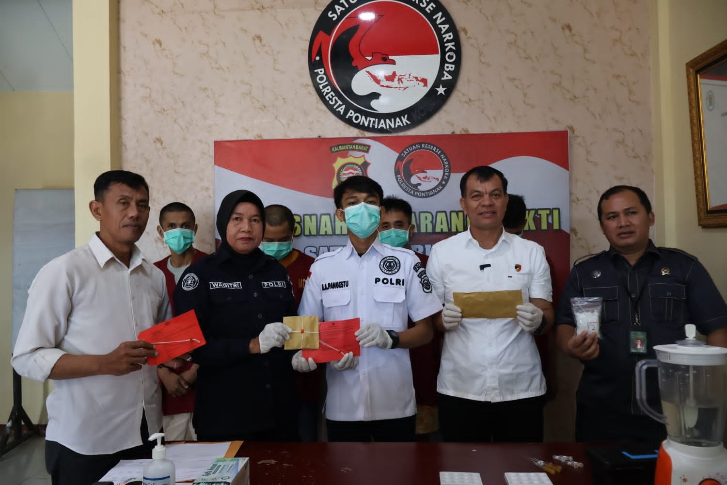 4 Pengedar Sabu 112,49 Gram Ditangkap
