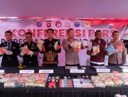 Polda Kalbar Ungkap 143 Kg Sabu dan 57 Ribu Ekstasi. 20 Tersangka Ditangkap