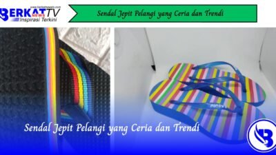 Sandal Jepit Pelangi yang Ceria dan Trendi