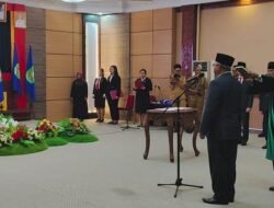 Aswin Khatib Dilantik Jadi Sekda Sanggau. Dituntut Mampu Menjadi Dirigen