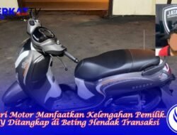 Curi Motor Manfaatkan Kelengahan Pemilik. SY Ditangkap di Beting Hendak Transaksi
