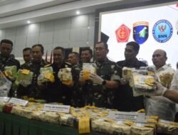 Kodam Serahkan 63 Kg Sabu dan Liquid Narkotika ke BNNP Kalbar. Jaringan Pelaku Masih Dilacak