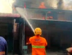 Kebakaran Hebat di Pasar Senggol Alas Kusuma