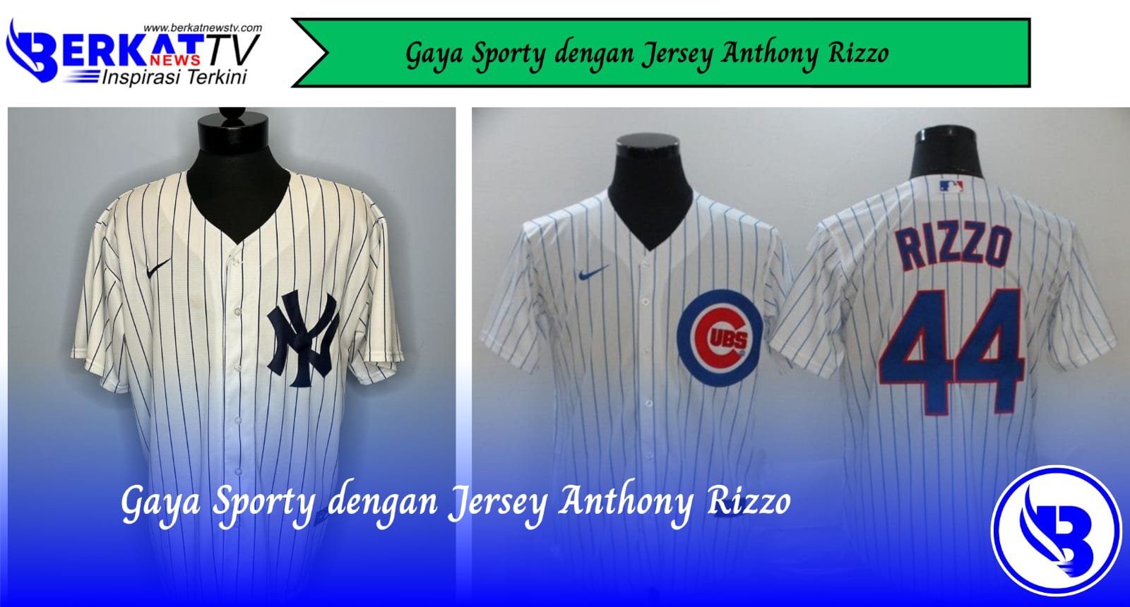 Gaya Sporty dengan Jersey Anthony Rizzo