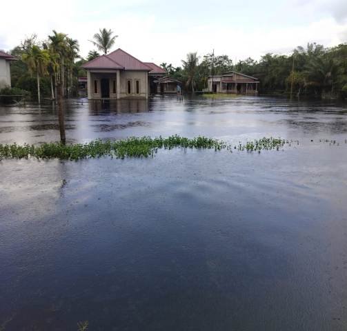 Ribuan Jiwa Terdampak Banjir di 4 Dusun. Kubu Raya Bakal Status Siaga Banjir