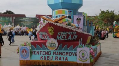 Mobil Hias Kubu Raya Juara I di MTQ XXXIII
