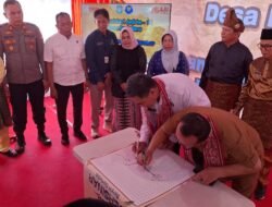 BNNP Kalbar Canangkan Parit Baru Desa Bersinar. Total 12 Desa Bersinar di Kubu Raya