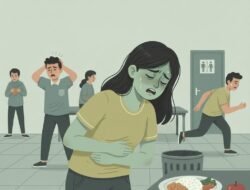 Pelajar MIS Al-Wardah Balai Karangan Keracunan Makan Bergizi Gratis