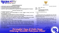 Perangkat Desa di Kubu Raya Dilarang Memiliki Pekerjaan Diluar