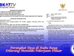 Perangkat Desa di Kubu Raya Dilarang Memiliki Pekerjaan Diluar