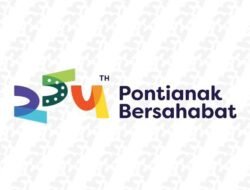 Logo Hari Jadi ke-254 Dengan Tagline Pontianak Bersahabat