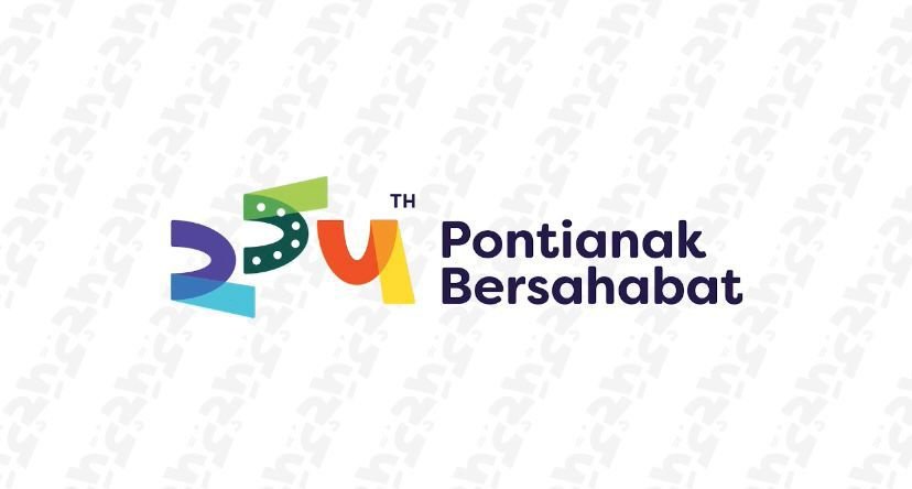 Logo Hari Jadi ke-254 Dengan Tagline Pontianak Bersahabat