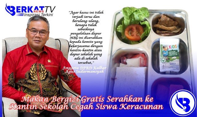 Makan Bergizi Gratis Serahkan ke Kantin Sekolah Cegah Siswa Keracunan