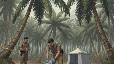 AM Sempat Melihat Anaknya Ditemukan di Kebun Kelapa