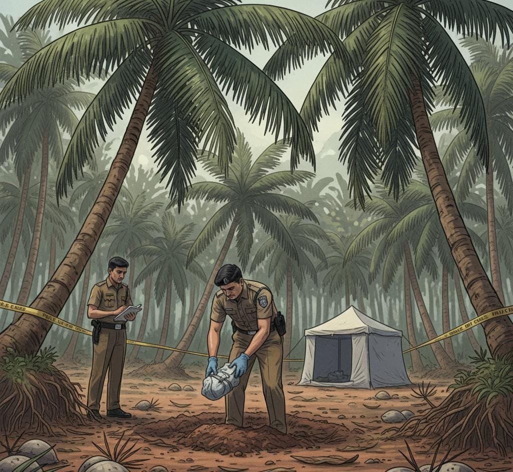 AM Sempat Melihat Anaknya Ditemukan di Kebun Kelapa