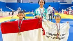 Atlet Judo Cilik Pontianak Bawa Pulang Tiga Medali di Johor International Judo Championship 