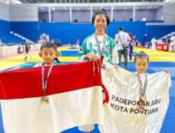Atlet Judo Cilik Pontianak Bawa Pulang Tiga Medali di Johor International Judo Championship 