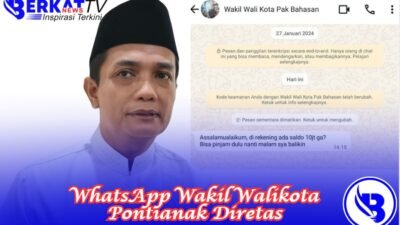 WhatsApp Wakil Walikota Pontianak Diretas, Penipu Minta Uang