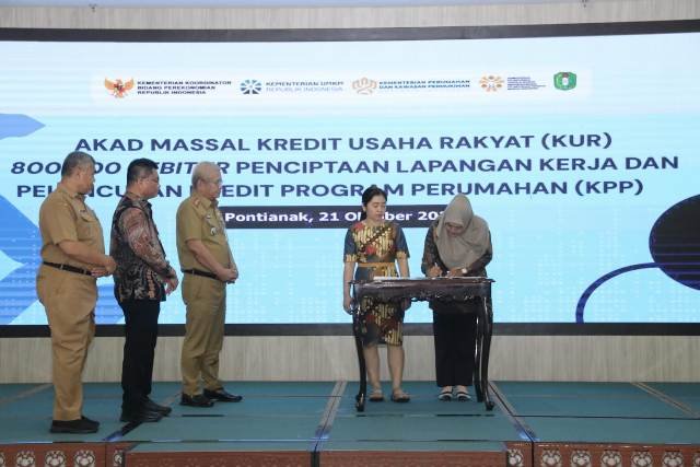Kalbar Diguyur Dana KUR Rp4 Triliun