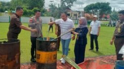 Barang Bukti Hasil Kejahatan Dimusnahkan