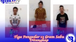 Tiga Pengedar 13 Gram Sabu Ditangkap