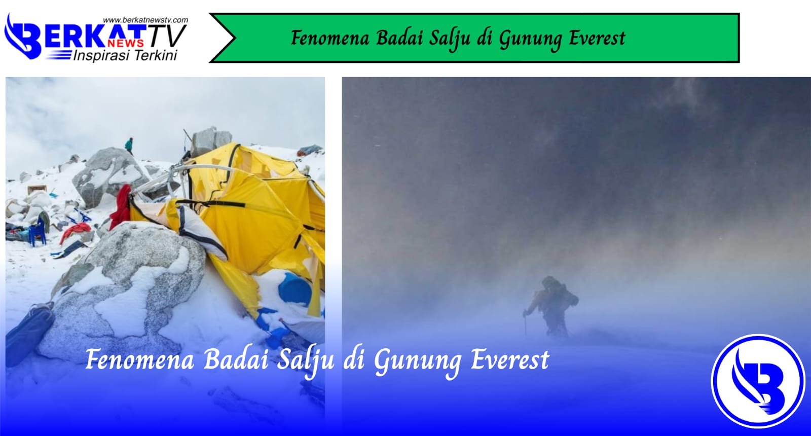 Fenomena Badai Salju di Gunung Everest