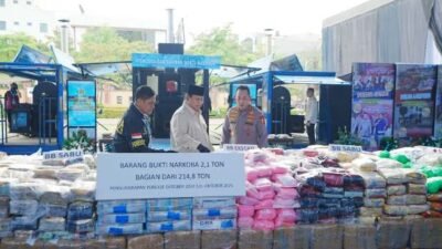 214,84 Ton Narkotika Senilai Rp29,37 Triliun Dimusnahkan. Tren Narkoba Baru Ketamine-Etomidate