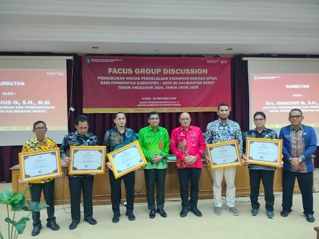 Kelola Anggaran Baik, Pontianak Dapat Penghargaan Kota Berfiskal Tinggi