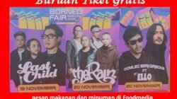 Buruan Dapatkan Tiket Gratis Konser Last Child dan The Rain serta Karaoke Fit Ello di Borneo Fair