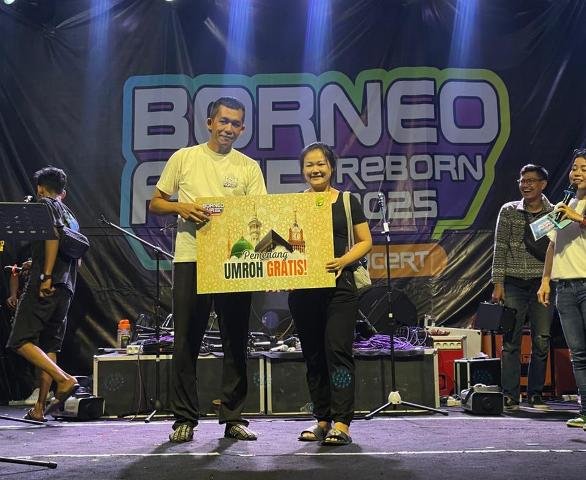 Pengunjung Non Muslim Dapat Hadian Umroh di Borneo Fair