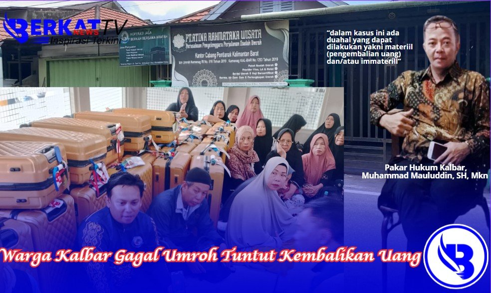 Warga Kalbar Gagal Umroh Tuntut Kembalikan Uang
