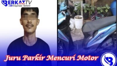 Juru Parkir Mencuri Motor