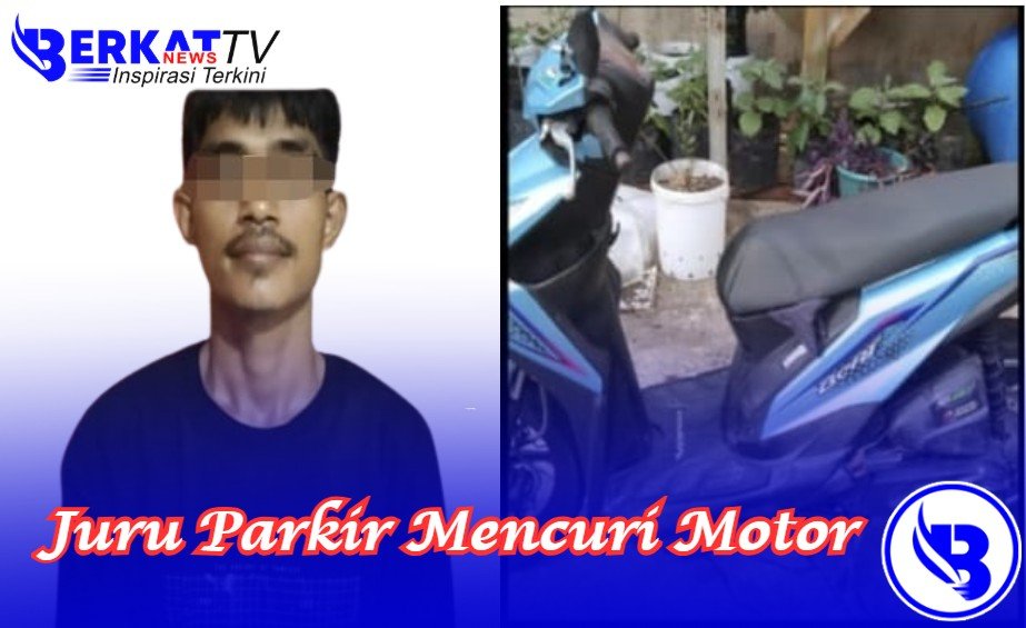 Juru Parkir Mencuri Motor