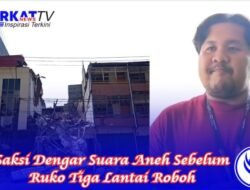 Saksi Dengar Suara Aneh Sebelum Ruko Tiga Lantai Roboh