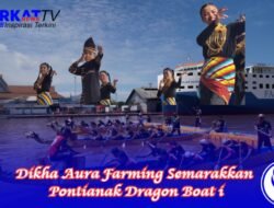Dikha Aura Farming Semarakkan Pontianak Dragon Boat