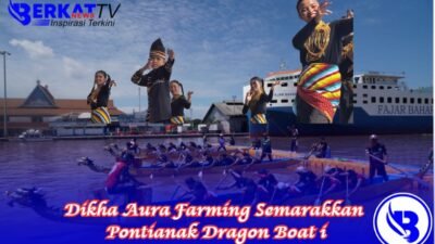 Dikha Aura Farming Semarakkan Pontianak Dragon Boat