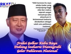 Fraksi Golkar Kubu Raya Dukung Soeharto Dianugrahi Gelar Pahlawan Nasional