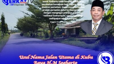 Usul Nama Jalan Utama di Kubu Raya H.M Soeharto