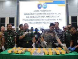 Kodam XII/Tpr Serahkan 21,9 Kg Sabu dan 3 Tersangka Kepada BNNP Kalbar