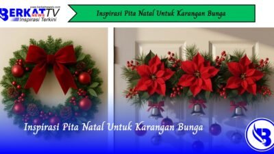 Inspirasi Pita Natal Untuk Karangan Bunga