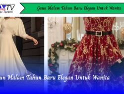Gaun Malam Tahun Baru Elegan Untuk Wanita