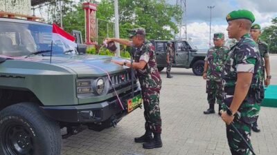 Kemenhan RI Berikan Bantuan Kendaraan Operasional Yonif TP 833/Bumi Daranante