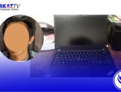 Aksi Pencuri Laptop Tanpa Sadar Terekam Jelas di CCTV